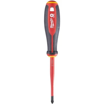 Отвертка VDE диэлектрическая Milwaukee PZ2 x 100 (4932478726)
