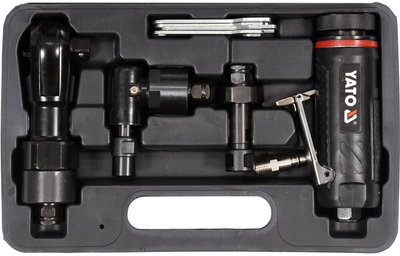 Uniwersalne narzędzie pneumatyczne 3-w-1 YATO 1/2" ciśnienie 0.63 MPa 113 l/min 3 szt. + walizka (YT-09860)