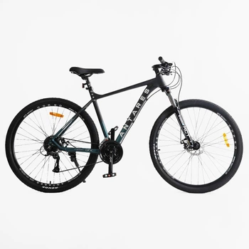 Велосипед Спортивний Corso ANTARES 29" дюймів рама алюмінієва 21" обладнання Shimano 24 швидкості AR-29386