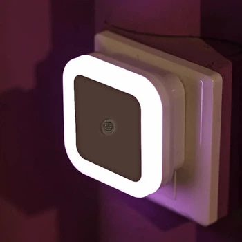 Ночник LED в розетку Sirius TL-9029 с функцией автоматического выключения белого цвета