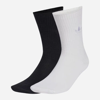 Набір жіночих шкарпеток високих бавовняних Adidas Everyday Icons Crew Sock 2 Per Pack JW8000 37-39 2 пари Білий (4068807899674)