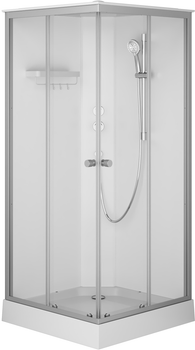 Душевая кабина AM.PM X-Joy W94C-403-090MT 90x90 см матовый хром/прозрачное стекло с поддоном