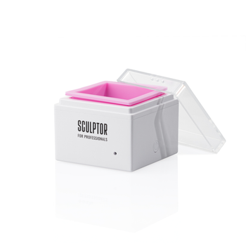 Воскоплав Sculptor Mini Wax Warmer белый с розовой силиконовой чашей