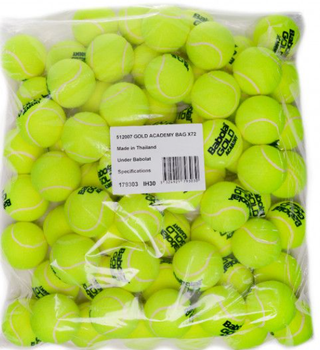М'ячі для тенісу Babolat Gold Academy 72 Bag