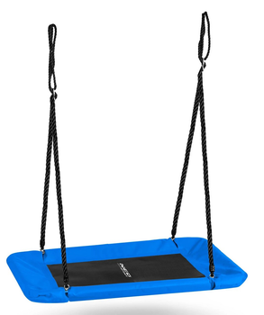Huśtawka Neo-Sport Bocianie gniazdo Swingo 110 x 70 cm Niebieska (5903890627225)