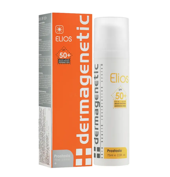 Сонцезахисний крем "Еліос" SPF 50 Dermagenetic Elios SPF 50 3in1