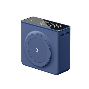 Повербанк Q7 20000 mAh з MagSafe - Темно-синій