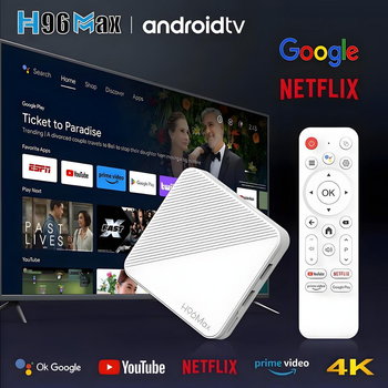 ТВ Приставка Smart TV Box H96MAX Android 14 Allwinner H313 4K 2GB/16GB WiFi6 Смарт ТВ Медіаплеєр
