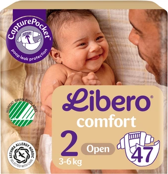 Підгузник дитячий Libero Comfort&nbsp;Розмір 2 47 шт (7310361149182)
