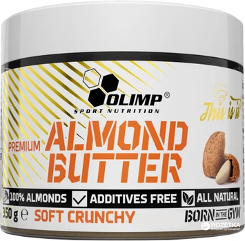 Паста Olimp Almond Butter Soft Crunchy 350 г (5901330058820)