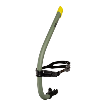 Дыхательная трубка для плавания фронтальная Arena SWIM SNORKEL PRO III хаки (004826-130)