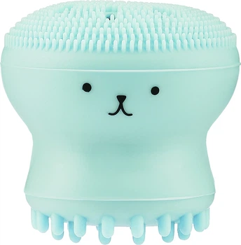 Силіконова щіточка для очищення пор, зелена - Reclaire Exfoliating Jellyfish Silicone Brush (1328070-27062447)