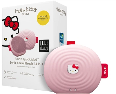 Електронна звукова щітка для обличчя - Geske Sonic Facial Brush 4 In 1 By Hello Kitty (1447686-27236999)