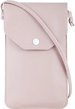 Чохол-сумка для телефону на ремінці, пудровий "Cross" - MAKEUP Phone Case Crossbody Powder (840389-27055720)