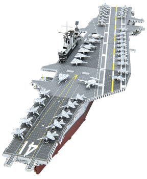 Металлический 3D конструктор "Американский авианосец USS Midway"