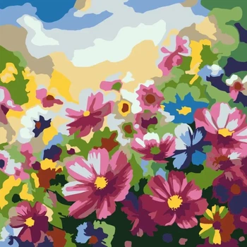 Картина по номерам ArtStory Краски весны. ДВП, 30 х 30 см (AS2061) (Без коробки)