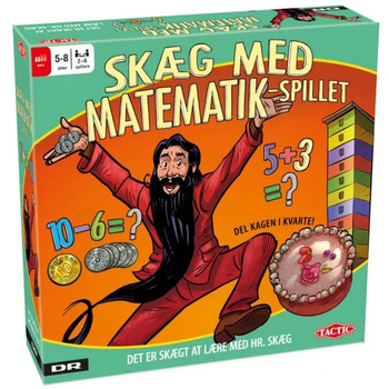 Gra planszowa Tactic Skæg med Matematik (edycja duńska) (53352) (6416739533520)