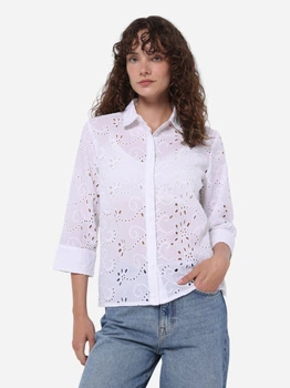Рубашка хлопковая женская Colin's CL1074627WHT XS White (8684112734835)