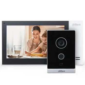 Комплект Wi-Fi видеодомофона Dahua Standart DHI-VTO2211G-WP+DHI-VTH2421FW-P