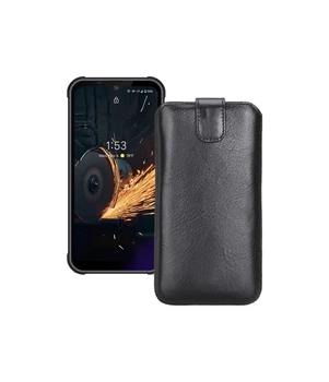 Витяжка зі шкіри для телефону Maxcom Smart MS572 Чорний