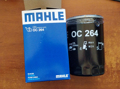 Фильтр масляный MAHLE OC264 SKODA, AUDI, VW