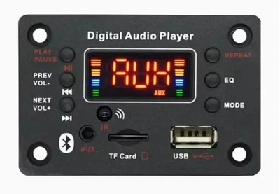 MP3-плеер 7V-20V встроенный модуль с Bluetooth 5.0 SD-карта / USB / AUX + пульт
