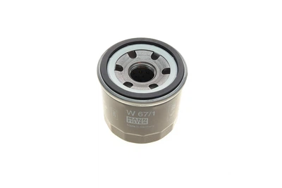 Фільтр масляний Mazda 3 1.3/1.6 03-14/1.5-1.6 Skyactive 13-19/Renault 1.5-1.6E-Tech 20- W 67/1 MANN-FILTER