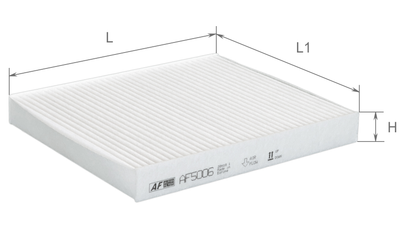 Фильтр салона Alpha Filter SEAT Cordoba II; Ibiza IV; SKODA Fabia I(II); Rapid; Roomster; VW Polo IV(V); 1.2; 1.4; 1.6; 1.8; 1.9 (AF5006)