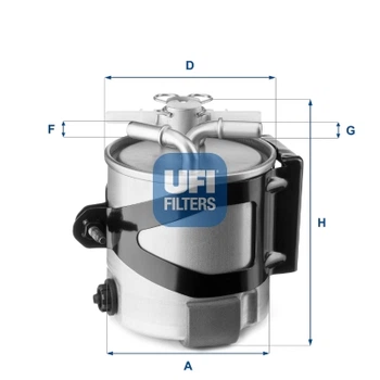 Фильтр топливный UFI 55.430.00