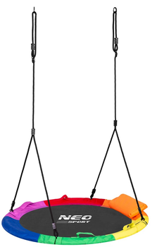 Huśtawka Neo-Sport Bocianie gniazdo Swingo 95 cm XXL Wielokolorowa (5903890617646)