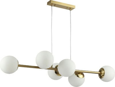 Підвісна люстра DPM SL-0030 6 x E27 Gold (5906881230909)