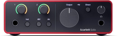 Interfejs audio Focusrite SCARLETT SOLO USB-C 4TH GEN
