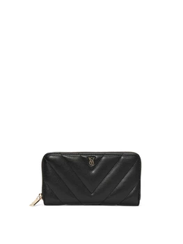 Кошелек Victoria's Secret Large Wallet with Zip Black