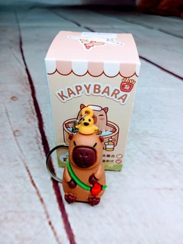 Брелок Капибара брелок игрушка фигурка Капибара подвеска на рюкзак сумку ключи 4,5 см Сapybara keychain №13
