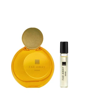Женский парфюмированный набор 2-в-1 Avon Far Away Shine: Парфюмированная вода Far Away Shine для Нее 50 мл + Парфюмированный мини-спрей для тела Far Away Shine 10 мл