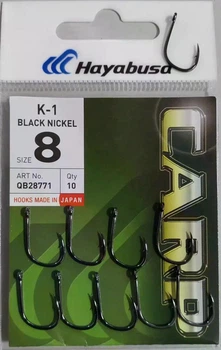 Крючок карповый Hayabusa K-1 BN №8 (10 шт./уп.)