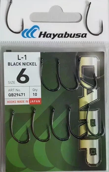 Гачок короповий Hayabusa L-1 BN №6 (10шт./уп.)
