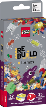 Zestaw zabawkovy Ameet Lego Books Rebuild karty wyzwań Kosmos ACP-6602 (9788325345211)