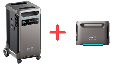 Зарядная станция Anker Solix F3800 / 6000 Вт / 3840 Вт⋅ч / LiFePO4 (A1790311)+ Дополнительная батарея Anker Solix BP3800 Expansion Battery (A1790111-85-20) в подарок!