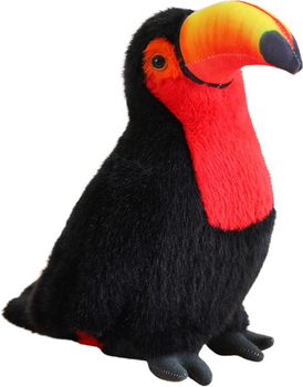 Maskotka-przytulanka Lean Toys Tukan Czerwony 35 cm 13826 (5905991033172)