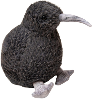 Maskotka-przytulanka Lean Toys Ptak Kiwi Czarny 17 cm 13837 (5905991033288)