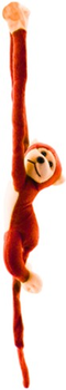 Maskotka Lean Toys Małpka z dźwiękiem Pomarańczowa 60 cm 16812 (5905884451298)