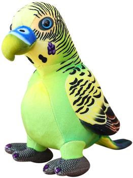 Maskotka Lean Toys Papuga Zielona 20 cm 16847 (5905884451649)