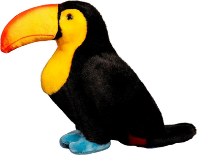 Maskotka-przytulanka Lean Toys Tukan Czarny 25 cm 22180 (5905991045366)