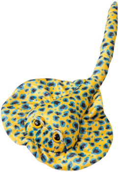 Maskotka-przytulanka Lean Toys Płaszczka Żółta w kropki 50 cm 22377 (5905991047339)