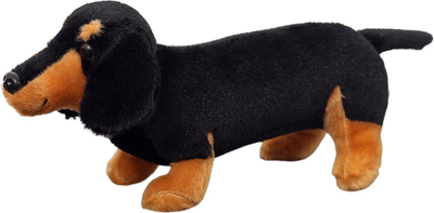 Maskotka-przytulanka Lean Toys Jamnik Czarny 25 cm 22448 (5905991048046)