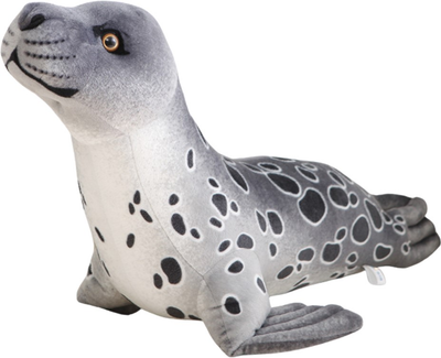 Maskotka-przytulanka Lean Toys Foka Szara 37 cm 22467 (5905991048237)