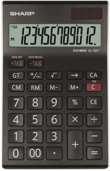 Kalkulator Sharp Desktop Box EL-125T (SH-EL125TWH)