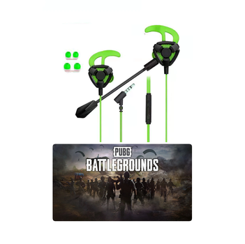 Ігрові навушники з мікрофоном Deepbass GM - X13 pubg USB PS4 PS5 G9 зелений Deepbass (GS781)
