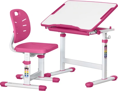 Комплект Evo-kids Стіл + Стілець Evo-05 Ergo Pink (Evo-05 Ergo PN)